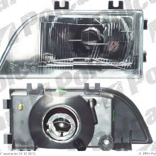 lampa przednia, reflektor wiate przednich POLONEZ Caro, Atu, Plus, Kombi, Truck, 01.1978 - 12.2002 (OEM / OES)