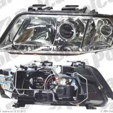 lampa przednia, reflektor wiate przednich AUDI A6 (C5) Sedan / AVANT 05.1997 - 05.2001 (HELLA)