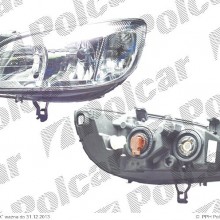 lampa przednia, reflektor wiate przednich OPEL ZAFIRA, 01.1999 - 05.2005 (VALEO)