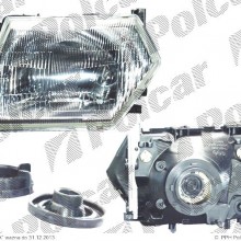 lampa przednia, reflektor wiate przednich NISSAN PATROL (Y61/GY61), 07.1997 - 12.2000 (TYC)