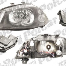 lampa przednia, reflektor wiate przednich SEAT IBIZA / CORDOBA (6L), 02.2002 - 05.2006 (VALEO)