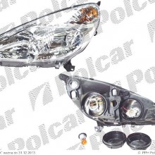 lampa przednia, reflektor wiate przednich PEUGEOT 607 (9_), 12.1999 - 10.2010 (VALEO)