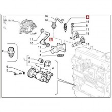 CZUJNIK TEMPERATURY WODY FIAT PANDA BRAVA, BRAVO, SEICENTO, PUNTO, DUCATO 60813751/NIEBIESKI /