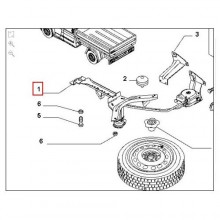 MOCOWANIE KOA ZAPASOWEGO FIAT DUCATO