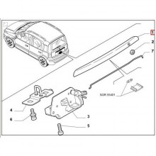 KLAMKA DRZWI BAGANIKA FIAT PANDA*