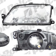 lampa przednia, reflektor wiate przednich PEUGEOT 306 (7_), (Hatchback + Sedan), 3.1993 - 03.1997 (TYC)