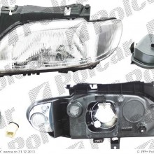 lampa przednia, reflektor wiate przednich CITROEN XSARA (N0/N1/N2), 07.1997 - 09.2000 (TYC)