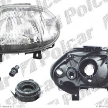 lampa przednia, reflektor wiate przednich RENAULT THALIA (LB0/1/2), 09.1999 - 05.2002 (TYC)