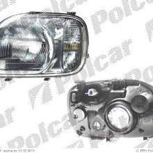 lampa przednia, reflektor wiate przednich NISSAN MICRA (K11), 02.1998 - 02.2003 (TYC)