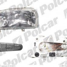 lampa przednia, reflektor wiate przednich VOLKSWAGEN GOLF III (1H) (Hatchback + KOMBI+CABRIO), 08.1991 - 04.1999 (TYC)