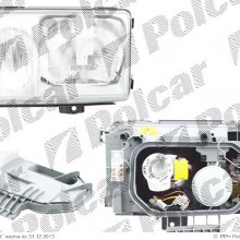 lampa przednia, reflektor wiate przednich MERCEDES W124/E - KLASSE(Sedan / COUPE / CABRIO / KOMBI) 12.1984 - 06.1996 (TYC)