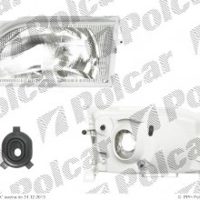 lampa przednia, reflektor wiate przednich FORD TRANSIT (VE64) 92 - 95 (TYC)