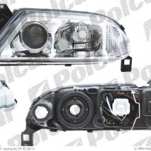 lampa przednia, reflektor wiate przednich ALFA ROMEO 166 (936), 01.1998 - 11.2003 (VALEO)