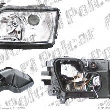 lampa przednia, reflektor wiate przednich AUDI A6 (C4) Sedan 94 - 97/AVANT 94 - 98 (DJ AUTO)