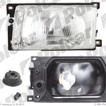 lampa przednia, reflektor wiate przednich VOLKSWAGEN POLO III (86C 2F), 91 - 9.1994 (DJ AUTO)