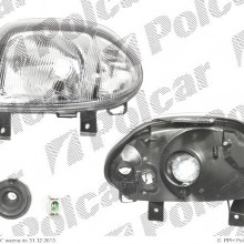 lampa przednia, reflektor wiate przednich RENAULT CLIO II (B0/1/2), 09.1998 - 06.2001 (DJ AUTO)