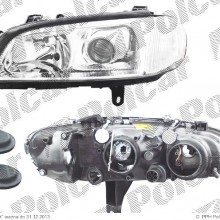 lampa przednia, reflektor wiate przednich OPEL OMEGA B (Sedan + KOMBI), 10.1999 - 04.2003 (HELLA)