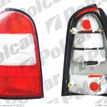 lampa tylna OPEL VECTRA B (Sedan+Hatchback+KOMBI), 95 - 98 (CARELLO)