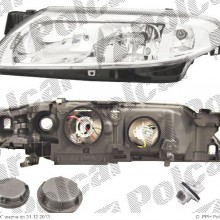 lampa przednia, reflektor wiate przednich RENAULT LAGUNA II (G), 03.2001 - 04.2005 (VALEO)