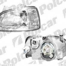 lampa przednia, reflektor wiate przednich RENAULT CLIO I (B57/C57), 05.1990 - 09.1998 (TYC)