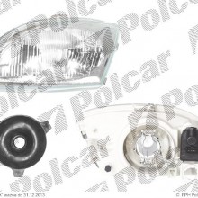 lampa przednia, reflektor wiate przednich FIAT SEICENTO (187), 02.1998 - 11.2010 (CARELLO)