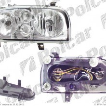 lampa przednia, reflektor wiate przednich VOLKSWAGEN GOLF III (1H) (Hatchback + KOMBI+CABRIO), 08.1991 - 04.1999 (HELLA)