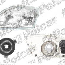 lampa przednia, reflektor wiate przednich FIAT SEICENTO (187), 02.1998 - 11.2010 (CARELLO)