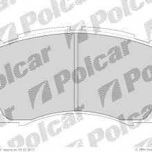 Klocki hamulcowe (4szt. komplet) SUBARU LEGACY II (BD, BG), 09.1994 - 03.1999 (DELPHI)