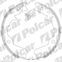 Szczki hamulcowe (komplet) SUBARU LEGACY I (BC), 01.1989 - 08.1994 (DELPHI)