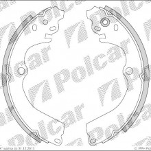 Szczki hamulcowe (komplet) SUBARU FORESTER (SF), 07.1997 - 09.2002 (DELPHI)