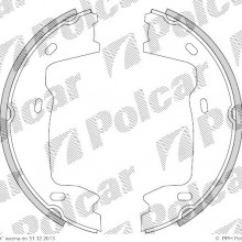 Szczki hamulcowe (komplet) OPEL COMMODORE B coupe, 01.1972 - 07.1978 (DELPHI)