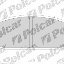 Klocki hamulcowe (4szt. komplet) NISSAN SUNNY I Traveller (B11), 03.1982 - 08.1990 (DELPHI)