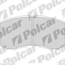 Klocki hamulcowe (4szt. komplet) MITSUBISHI L 300 nadwozie pene (P0_W, P1_W), 11.1986- (DELPHI)