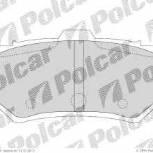 Klocki hamulcowe (4szt. komplet) HONDA ACCORD II (AC, AD), 09.1983 - 10.1985 (DELPHI)