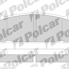 Klocki hamulcowe (4szt. komplet) DAIHATSU APPLAUSE I (A101, A111), 06.1989 - 07.1997 (DELPHI)