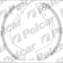 Szczki hamulcowe (komplet) MITSUBISHI GALANT VI kombi (EA_), 09.1996 - 10.2003 (DELPHI)