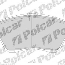 Klocki hamulcowe (4szt. komplet) HONDA CIVIC IV coupe (EJ), 08.1993 - 03.1996 (Fomar)