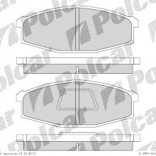 Klocki hamulcowe (4szt. komplet) NISSAN 280 ZX, ZXT (HGS130), 07.1978 - 02.1984 (MAGNETI MARELLI)