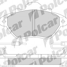 Klocki hamulcowe (4szt. komplet) CITROEN XM (Y3), 05.1989 - 10.1994 (Breck)