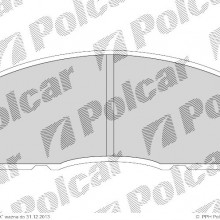 Klocki hamulcowe (4szt. komplet) MITSUBISHI COLT II (C1_A), 02.1984 - 04.1988 (POLCAR)