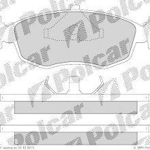 Klocki hamulcowe (4szt. komplet) FORD SCORPIO I sedan (GGE), 09.1986 - 12.1994 (POLCAR)