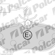 Klocki hamulcowe (4szt. komplet) PEUGEOT BOXER nadwozie pene (230L), 03.1994 - 04.2002 (Breck)