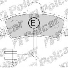 Klocki hamulcowe (4szt. komplet) FORD MONDEO III kombi (BWY), 11.2000- (DELPHI)