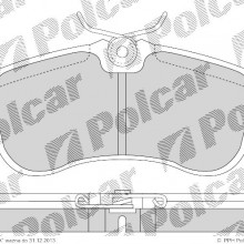 Klocki hamulcowe (4szt. komplet) NISSAN ALMERA II (N16), 07.2000- (Breck)