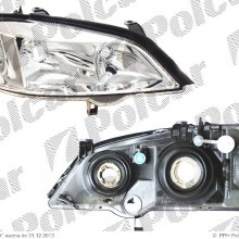 lampa przednia, reflektor wiate przednich OPEL ASTRA G, 01.1998 - 08.2009 (HELLA)