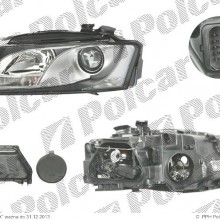 lampa przednia, reflektor wiate przednich AUDI A5/S5 (B8), 03.2007- (VALEO)