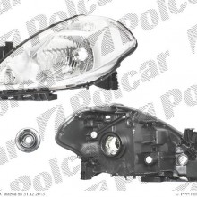 lampa przednia, reflektor wiate przednich NISSAN TIIDA (C11X / SC11X), 06.2007-