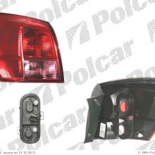 lampa tylna zewntrzna NISSAN QASHQAI (J10), 03.2007 - 04.2010 (VALEO)