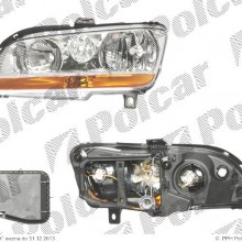 lampa przednia, reflektor wiate przednich FIAT IDEA (350), 01.2004 - /06- (AL)