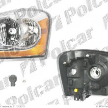 lampa przednia, reflektor wiate przednich DODGE DURANGO, 01.2004 - 01.2007